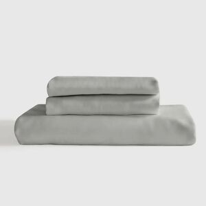 NWOT! Quince Organic Bamboo Eucalyptus Fitted Sheet & 2 Pillowcases! King (776)